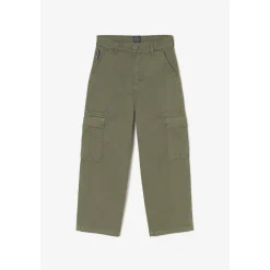 Pantalon garçon, cargo TRITON kai Jarl kaki en coton