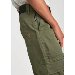 Pantalon garçon, cargo TRITON kai Jarl kaki en coton