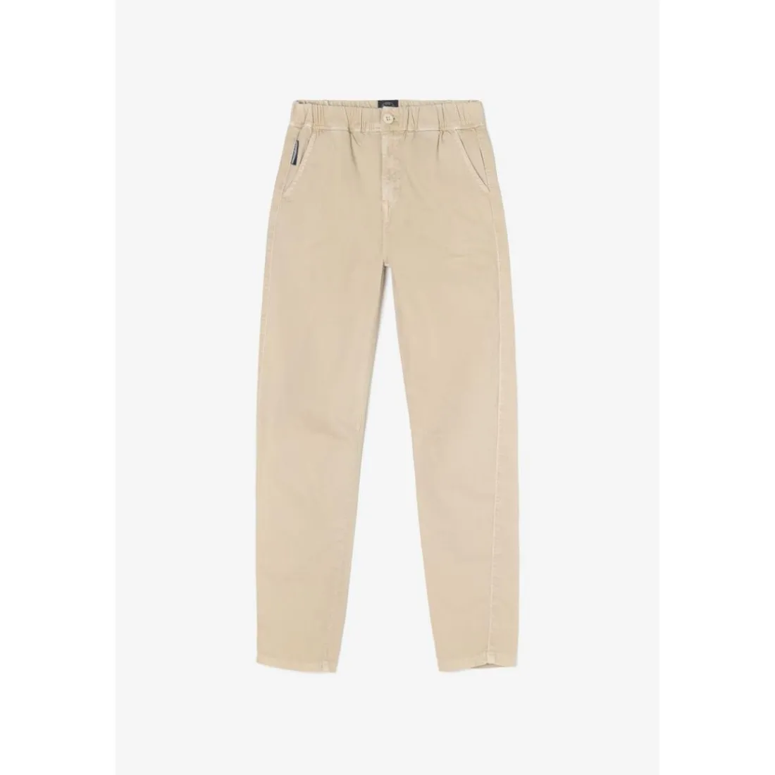 Pantalon garçon, jogpant JOGG beige Alan en coton