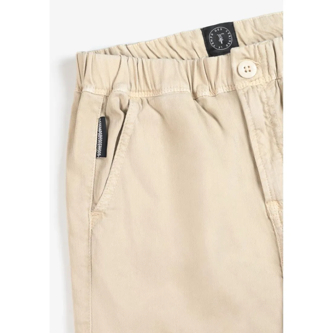 Pantalon garçon, jogpant JOGG beige Alan en coton