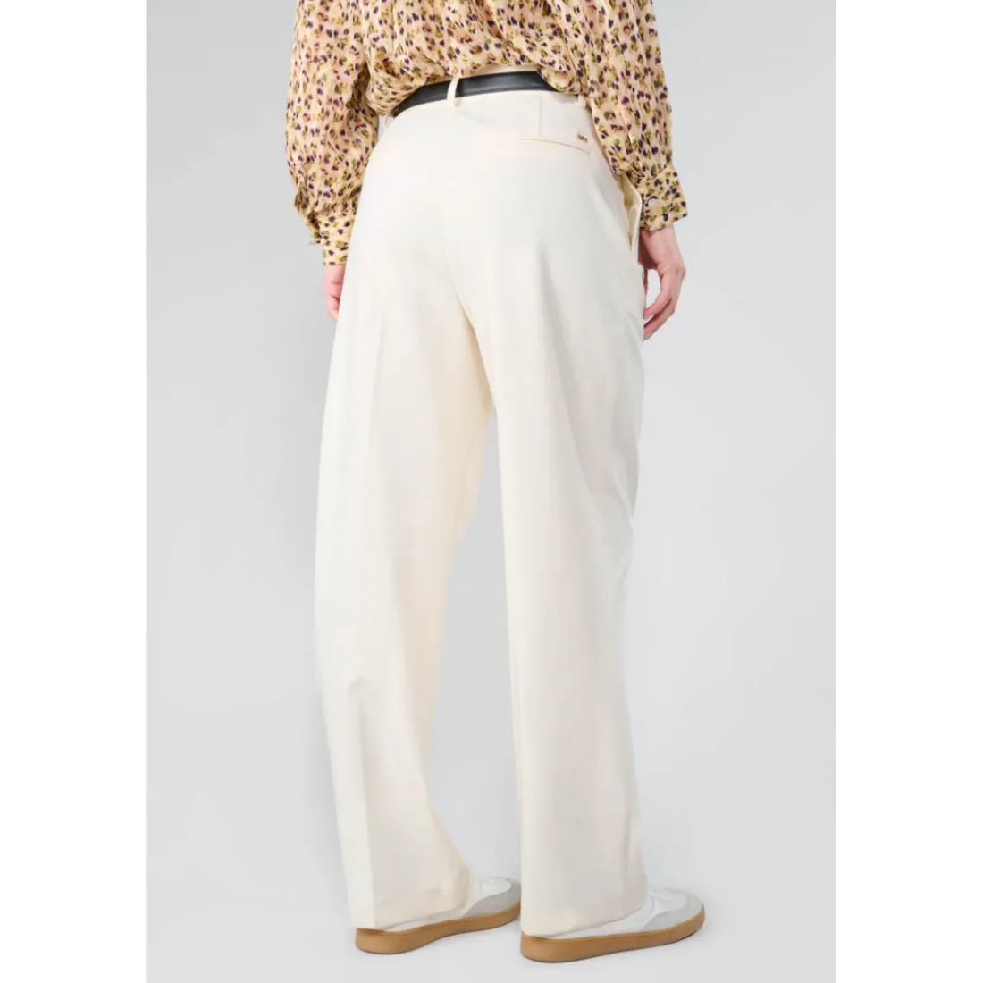 Pantalon loose, large IGOR blanc Meg