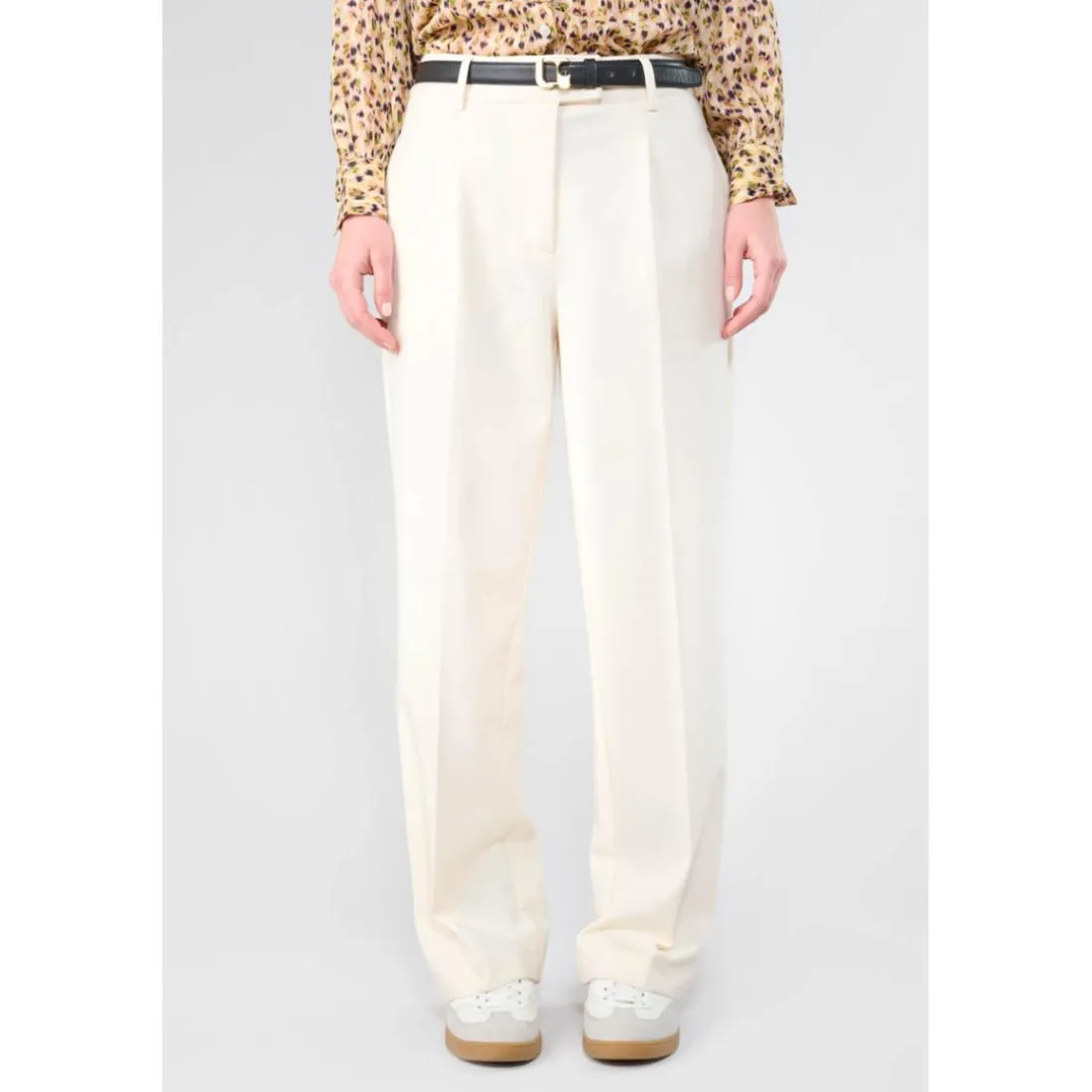 Pantalon loose, large IGOR blanc Meg