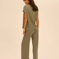 Pantalon Pyjama vert