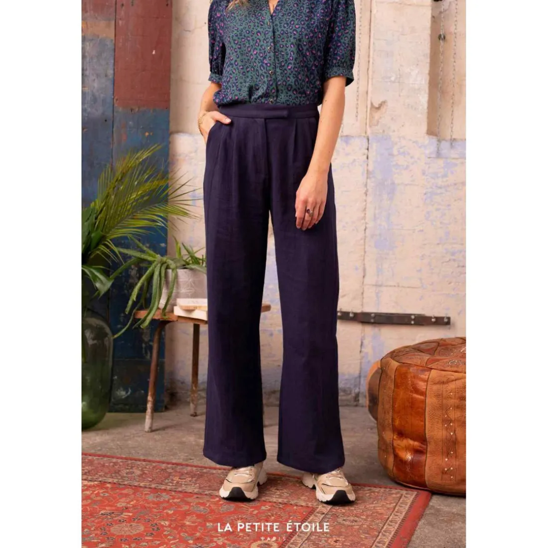 Pantalon Shiby bleu marine