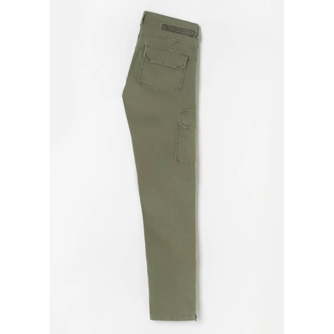 Pantalon slim BALARD vert en coton