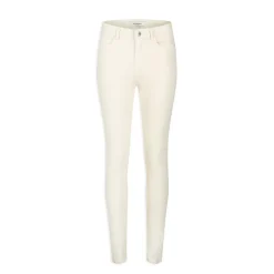 Pantalon slim taille standard ivoire