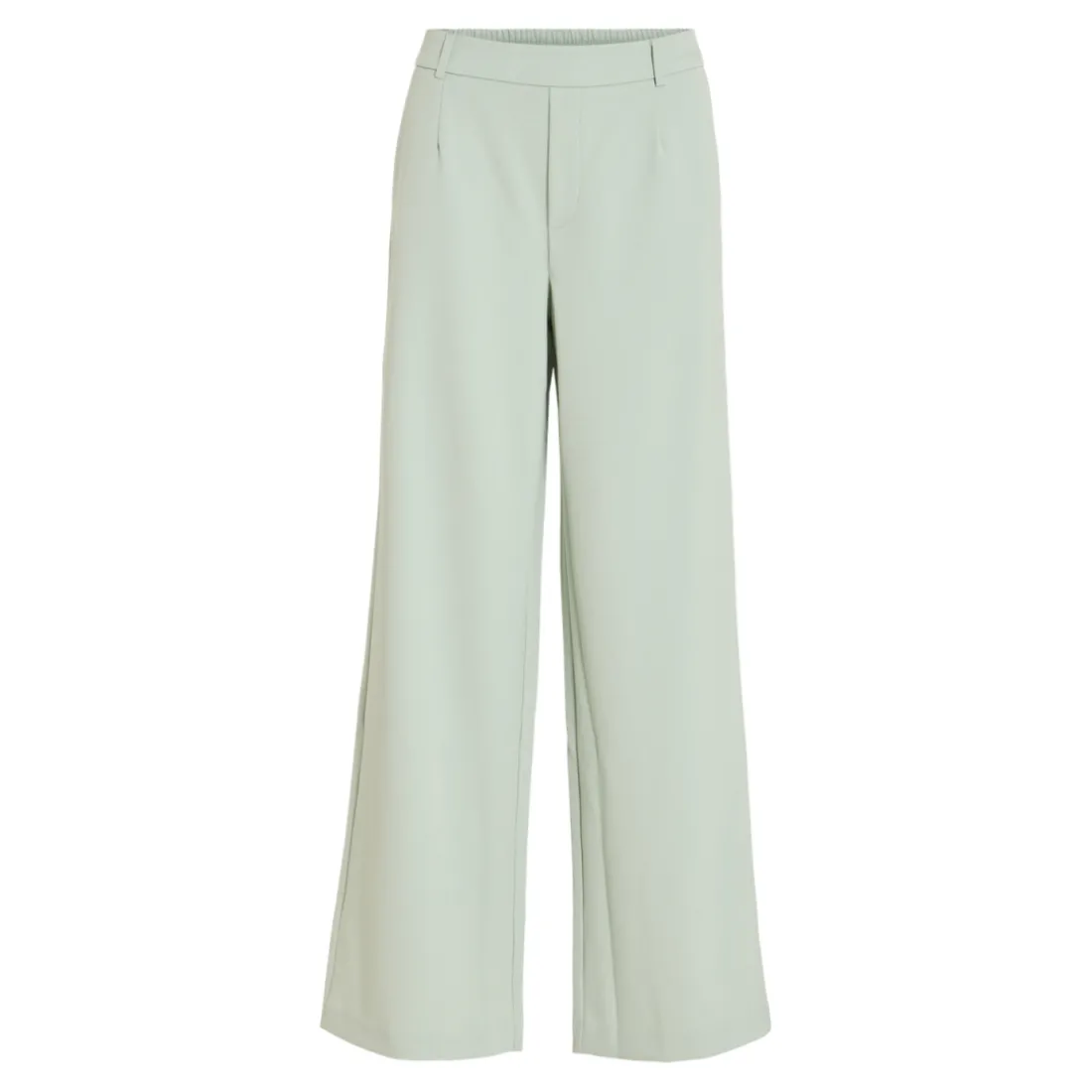 Pantalon taille haute jambe ample Varone vert Luna