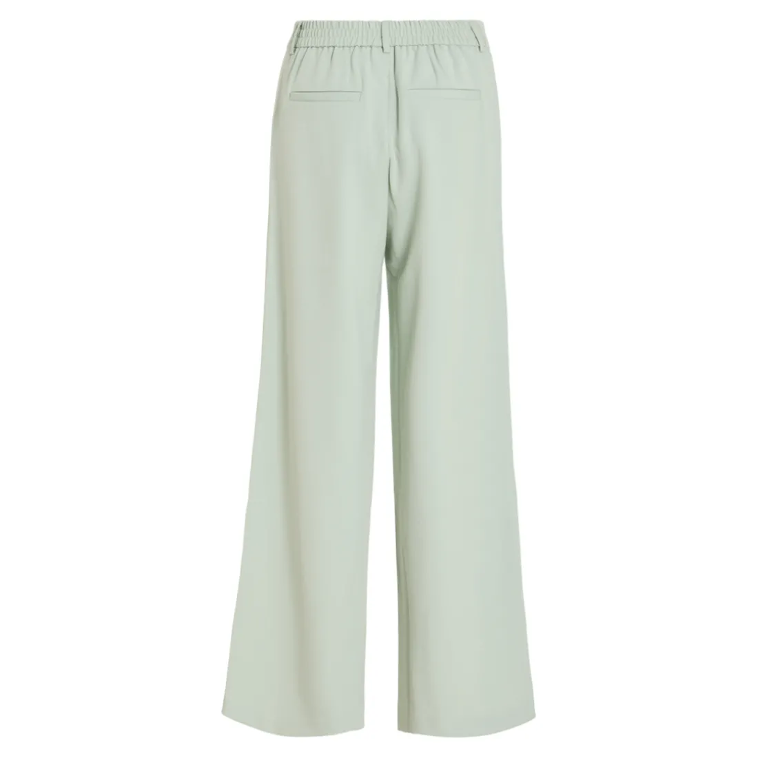 Pantalon taille haute jambe ample Varone vert Luna