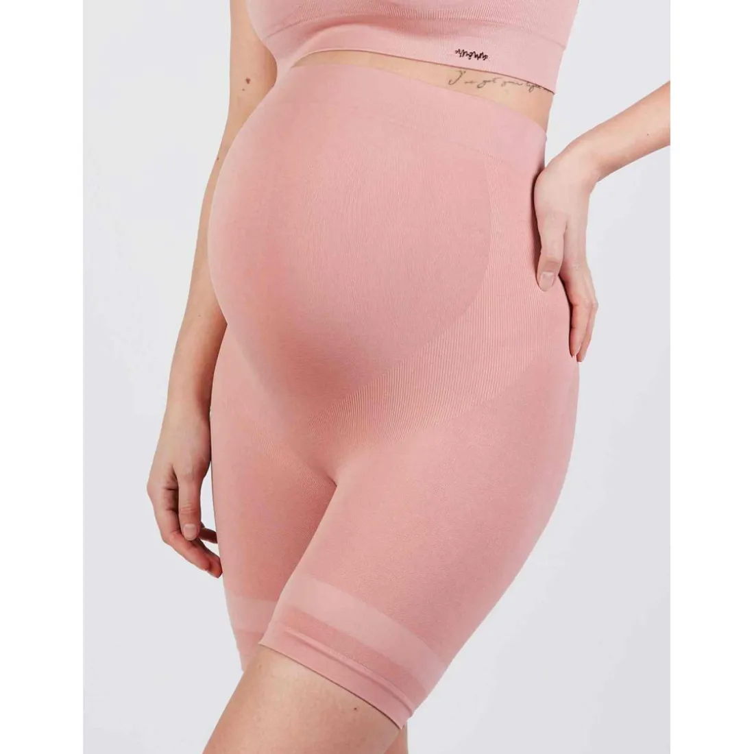 Panty de grossesse sport rose Cache Coeur Lingerie