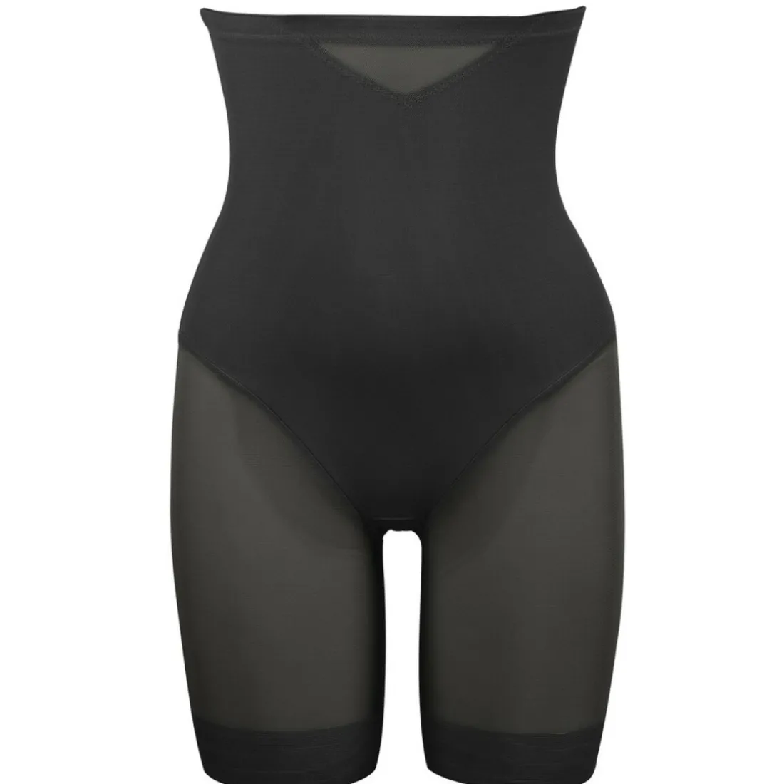 Panty gainant taille haute noir en nylon