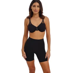 Panty sculptant noir en coton