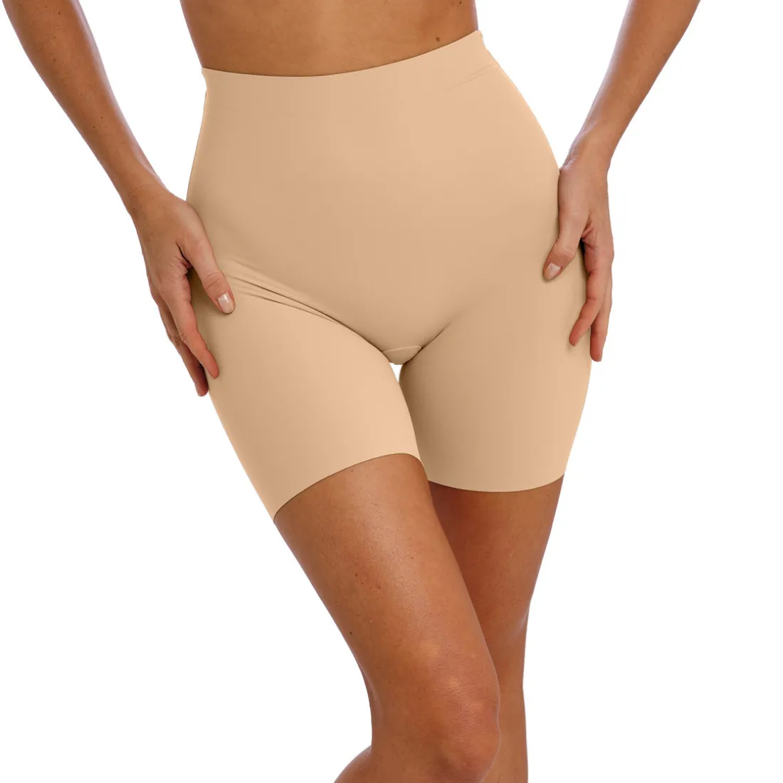 Panty sculptant praline brun en coton