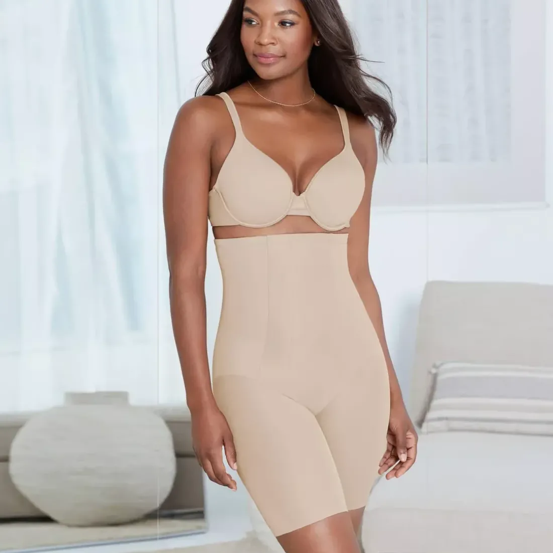 Panty Taille Haute gainant en nylon