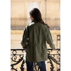 Parka saharienne femme 3 SUISSES COLLECTION vert