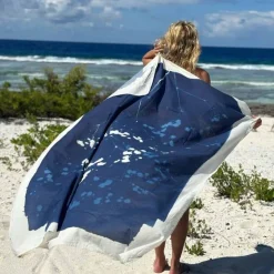 Paréo Gypso Bleu 180 x 130