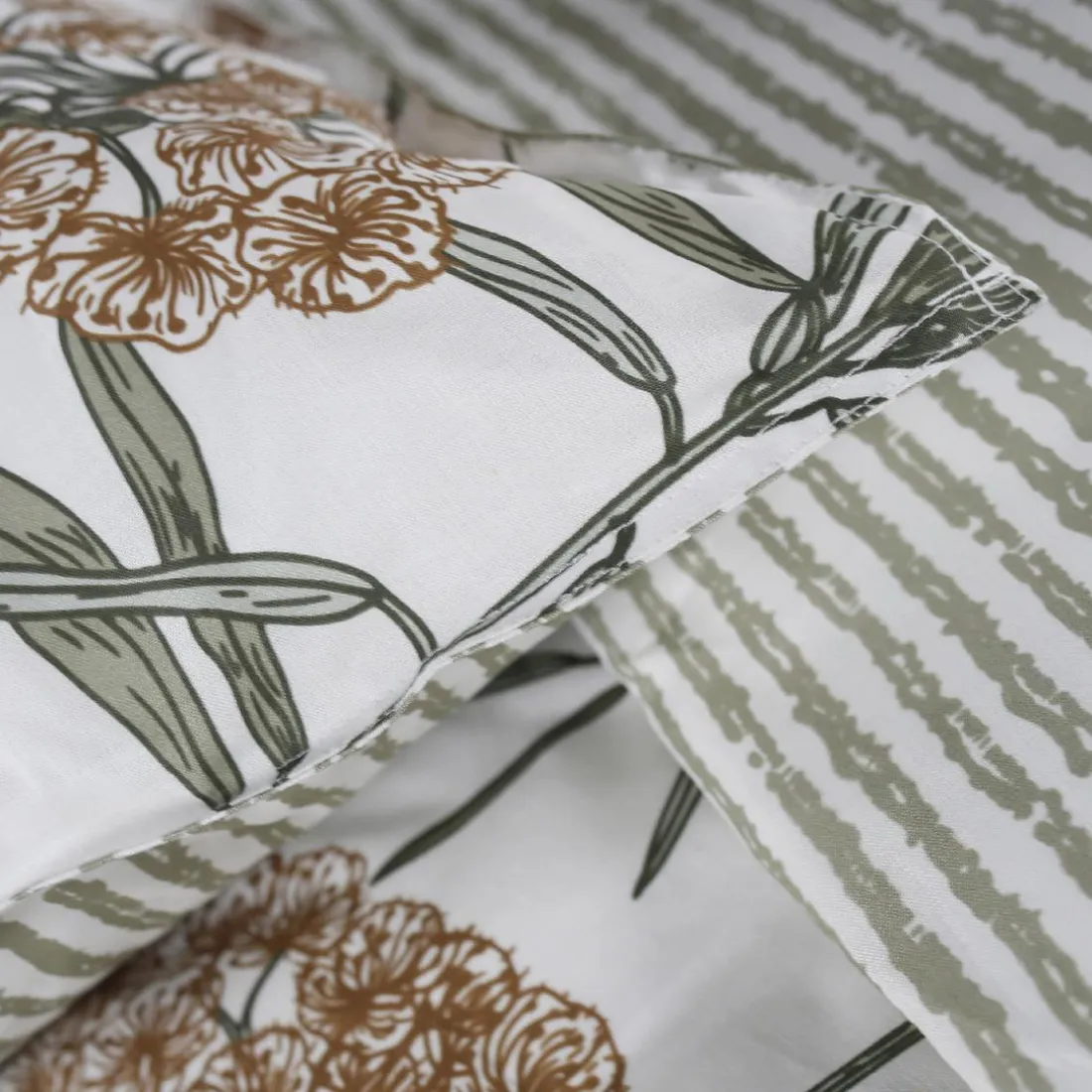 Parure de lit 2 personnes Coton 57 Fils Stella