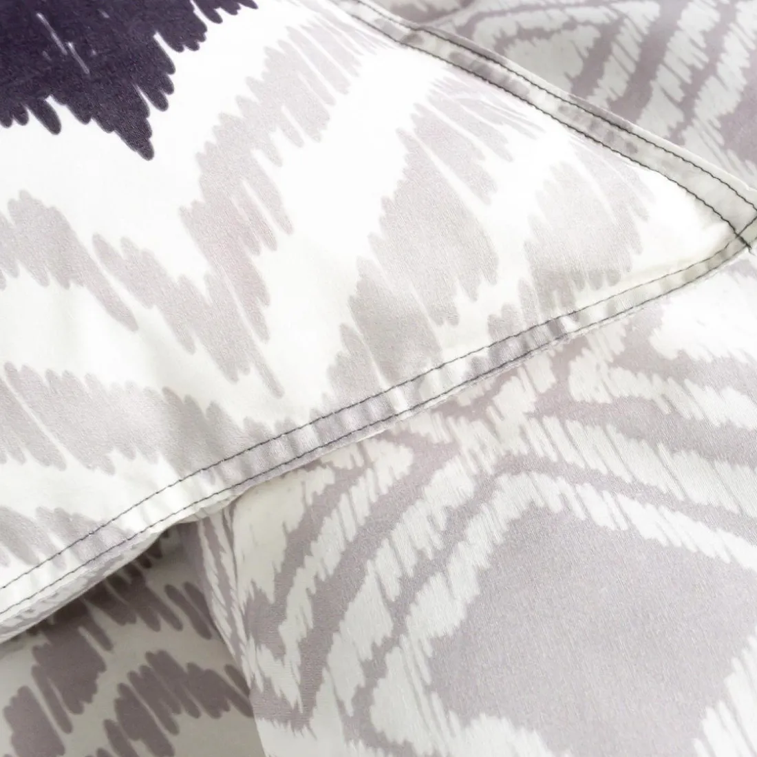 Parure de lit 2 personnes Coton 57 Fils Lina