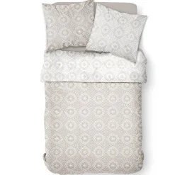 Parure de lit 2 personnes Coton 57 Fils Manon