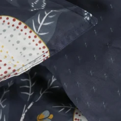 Parure de lit 2 personnes Coton 57 Fils Imprimé Blanche