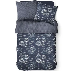 Parure de lit 2 personnes Coton 57 Fils Lyam