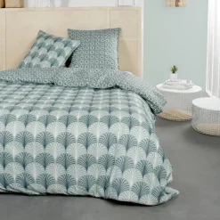 Parure de lit 2 personnes Coton 57 Fils Laura