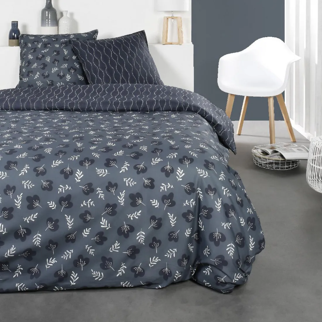 Parure de lit 2 personnes Coton 57 Fils Josephine
