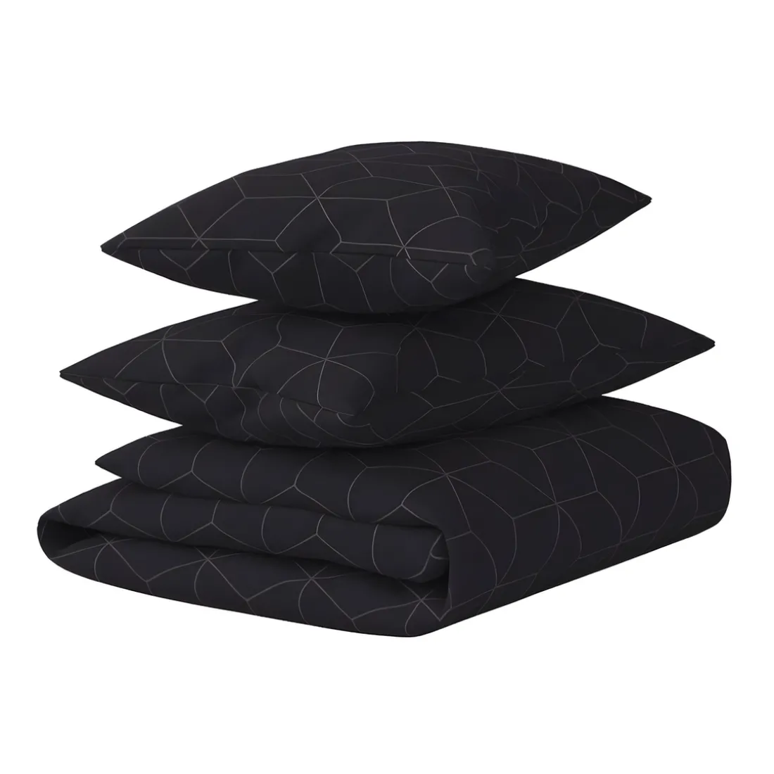 Parure de lit coton JEHAUT - Anthracite