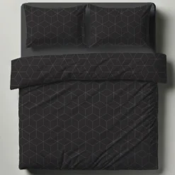 Parure de lit coton JEHAUT - Anthracite