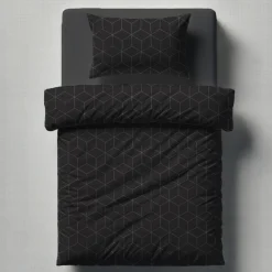 Parure de lit coton JEHAUT - Anthracite