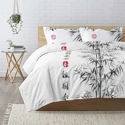 Parure de lit en coton - BAMBOU PANDY
