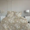 Parure de lit Housse de couette +2Taies 240X220 VERSAILLES beige