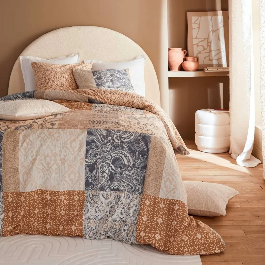 Parure de lit imprimée Aiden 240x220cm - Multicolore
