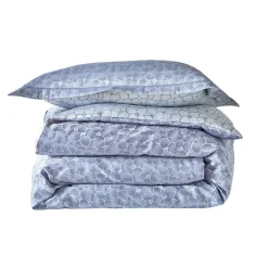Parure Drap plat 240 x 300 cm + 2 taies 65 x 65 + ARCANGUES Nuage