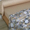 Parure drap plat 240 x 300 cm + 2 taies 65 x 65 satin IMPERIAL Chanvre