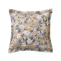 Parure drap plat 240 x 300 cm + 2 taies 65 x 65 satin IMPERIAL Chanvre