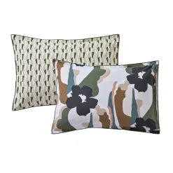 Parure drap plat 240 x 300 cm + 2 taies 65 x 65 percale POP Bronze