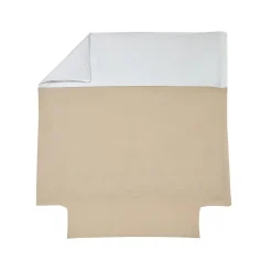 Parure DUO Drap plat 240x300 + 2 Taies d'oreiller 65x65 + Drap Housse 140x190-Chanvre