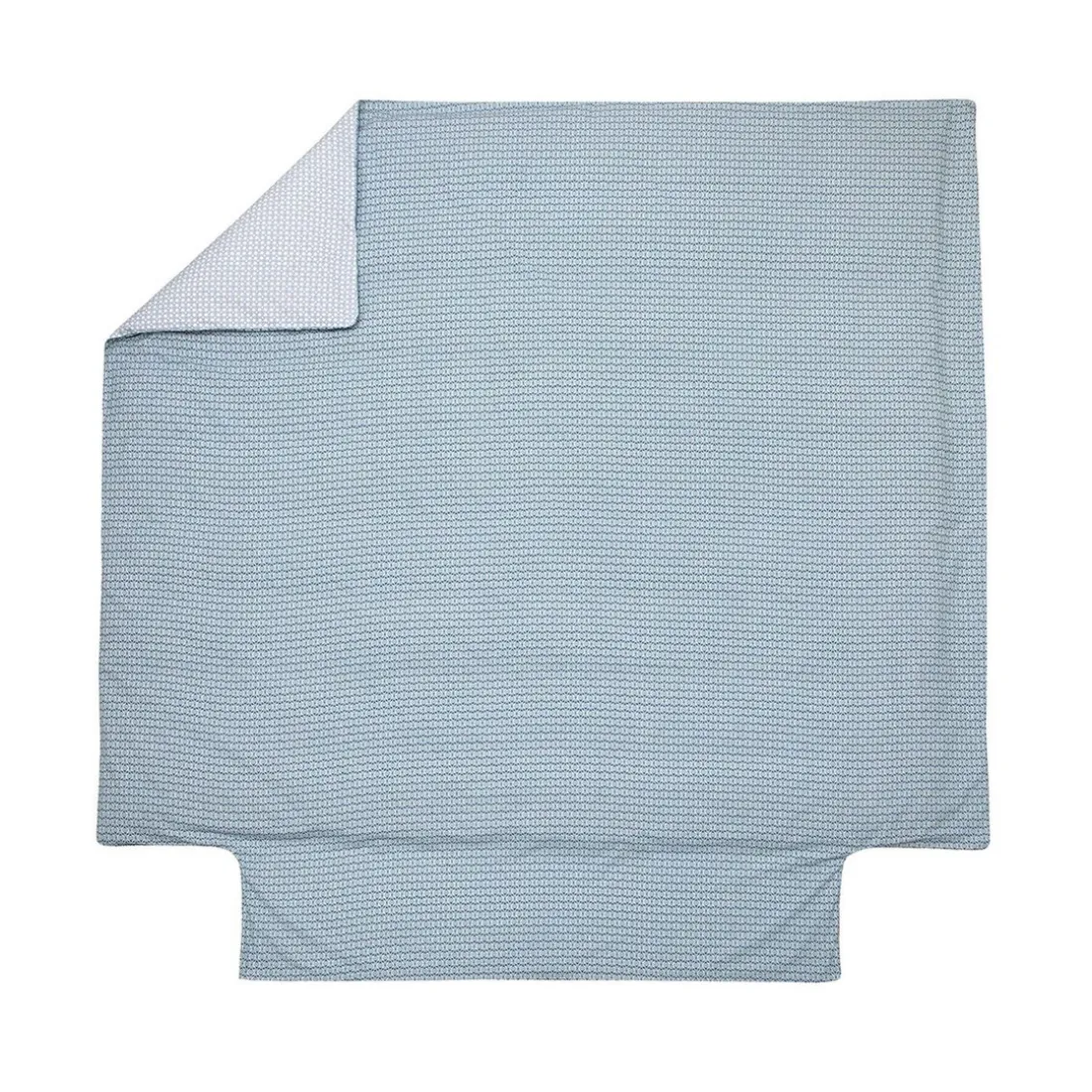 Parure Housse de couette + 2 taies 65 x 65 percale DANDY Sauge
