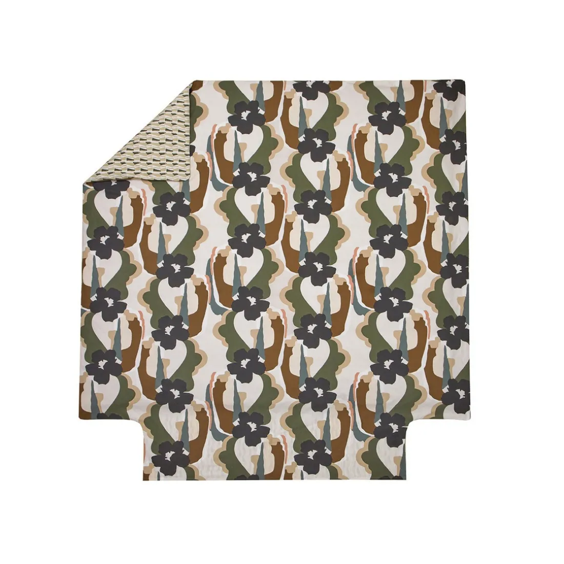 Parure Housse de couette + 2 taies 65 x 65 percale POP Bronze