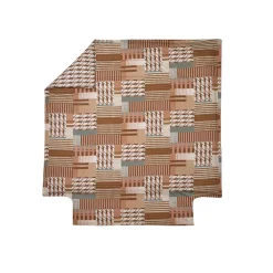 Parure Housse de couette + 2 taies 65 x 65 satin FUSION Ambre