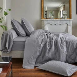 Parure Housse de Couette 2 Taies d'oreiller PALACE - Ardoise