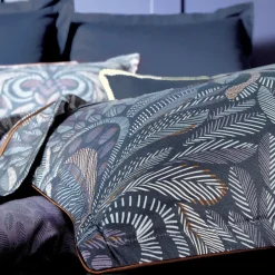 Parure Housse de Couette 2 Taies d'oreiller VIRTUOSO Bleu nuit