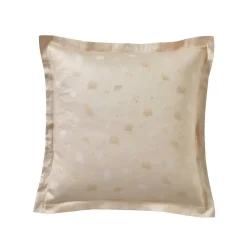 Parure Housse de couette + 2 taies 65 x 65 satin jacquard KYOTO Chanvre