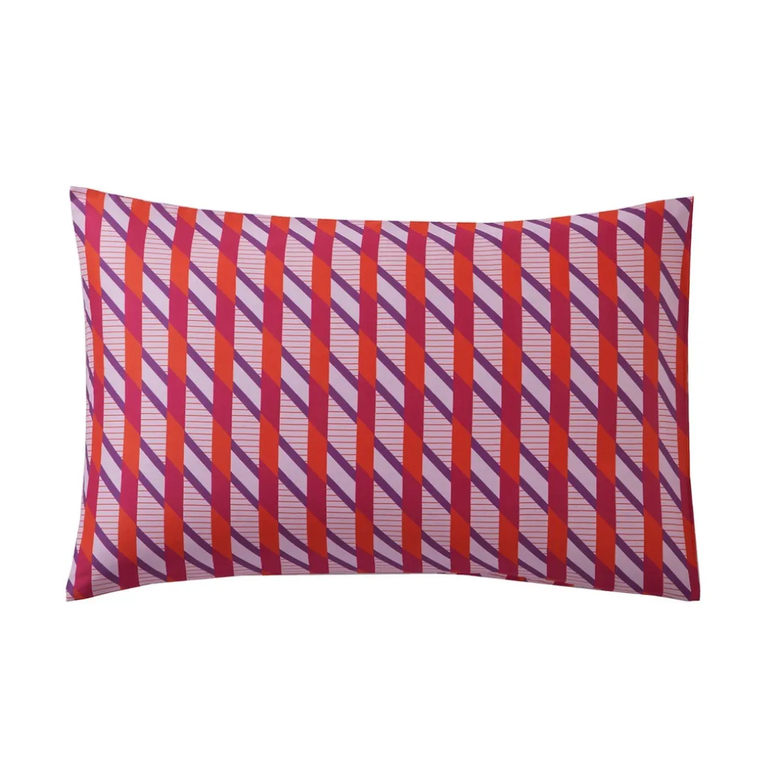 Parure Housse de couette + 2 taies 65 x 65 satin FUSION Ultraviolet