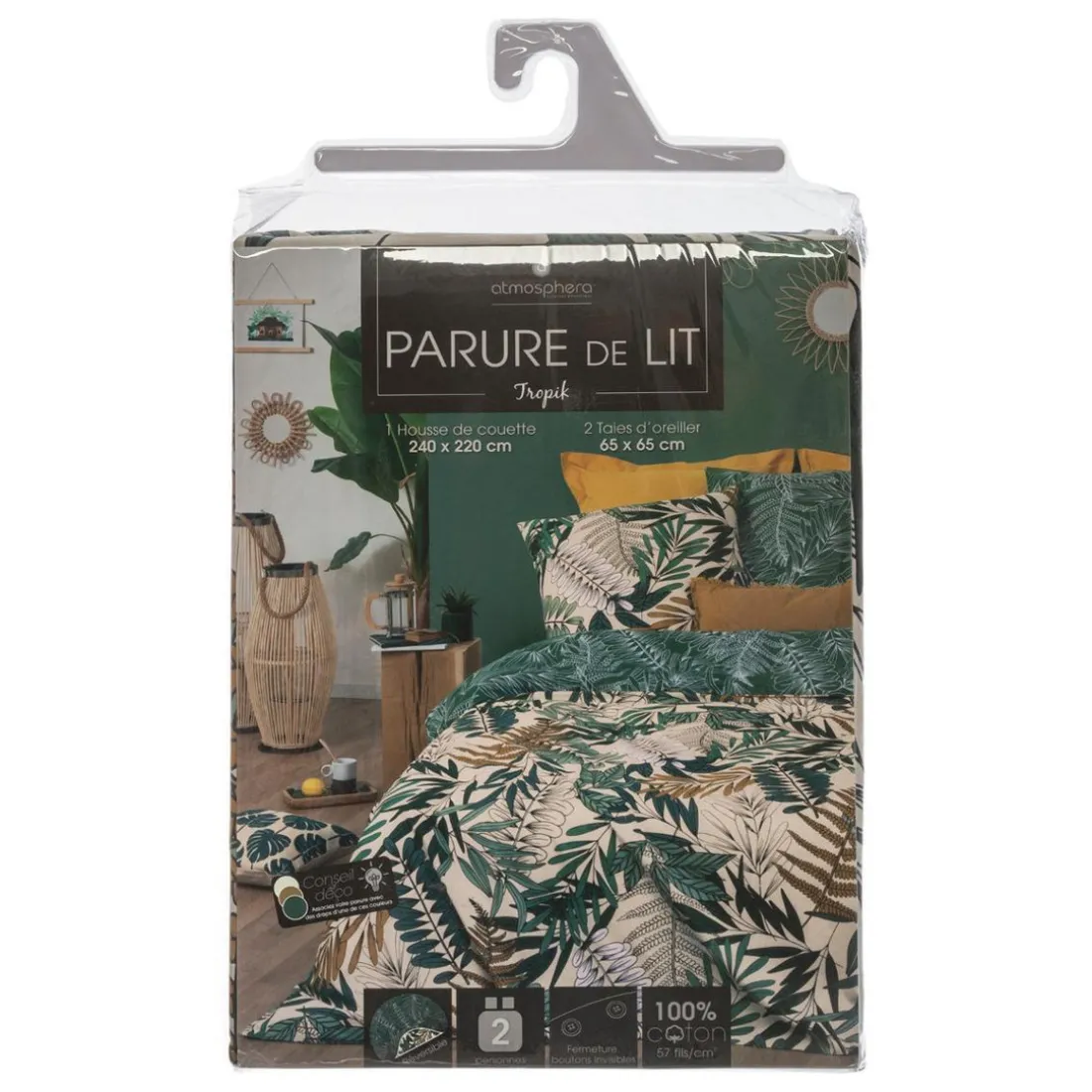 Parure Imprimé Tropik 260 x 240