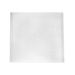 Parure OMBRELLE Nappe Ronde Biais Rabattu D175, 6 Serviettes Blanc 47x47