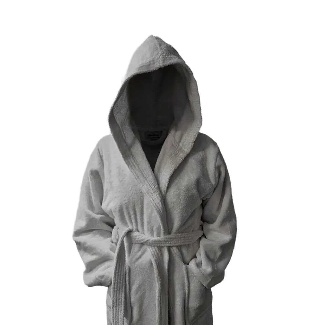 Peignoir à Capuche en Coton 470 gm² TERTIO® - anthracite