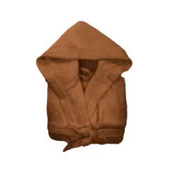 Peignoir à Capuche en Coton 470 gm² TERTIO® -Taupe