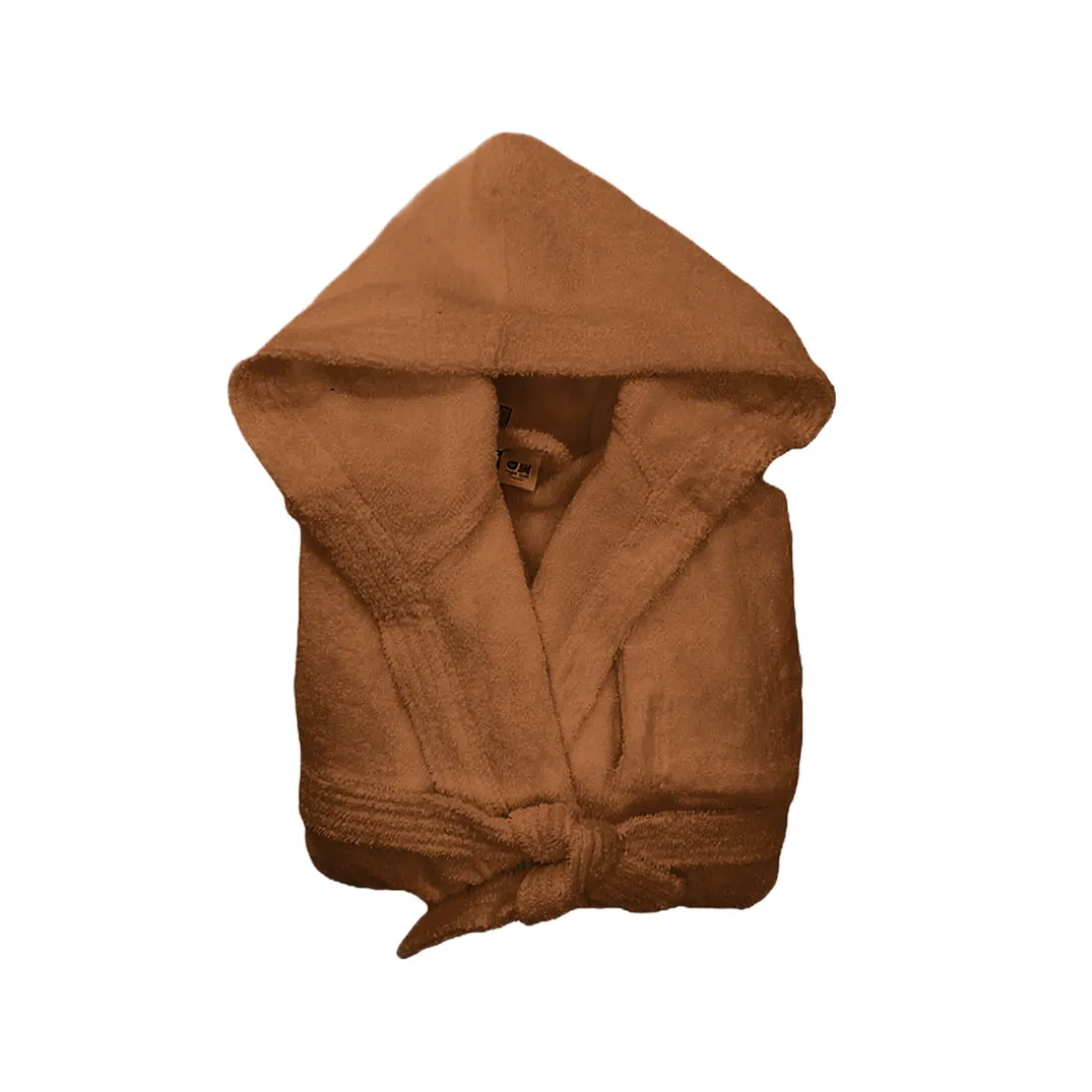Peignoir à Capuche en Coton 470 gm² TERTIO® -Taupe