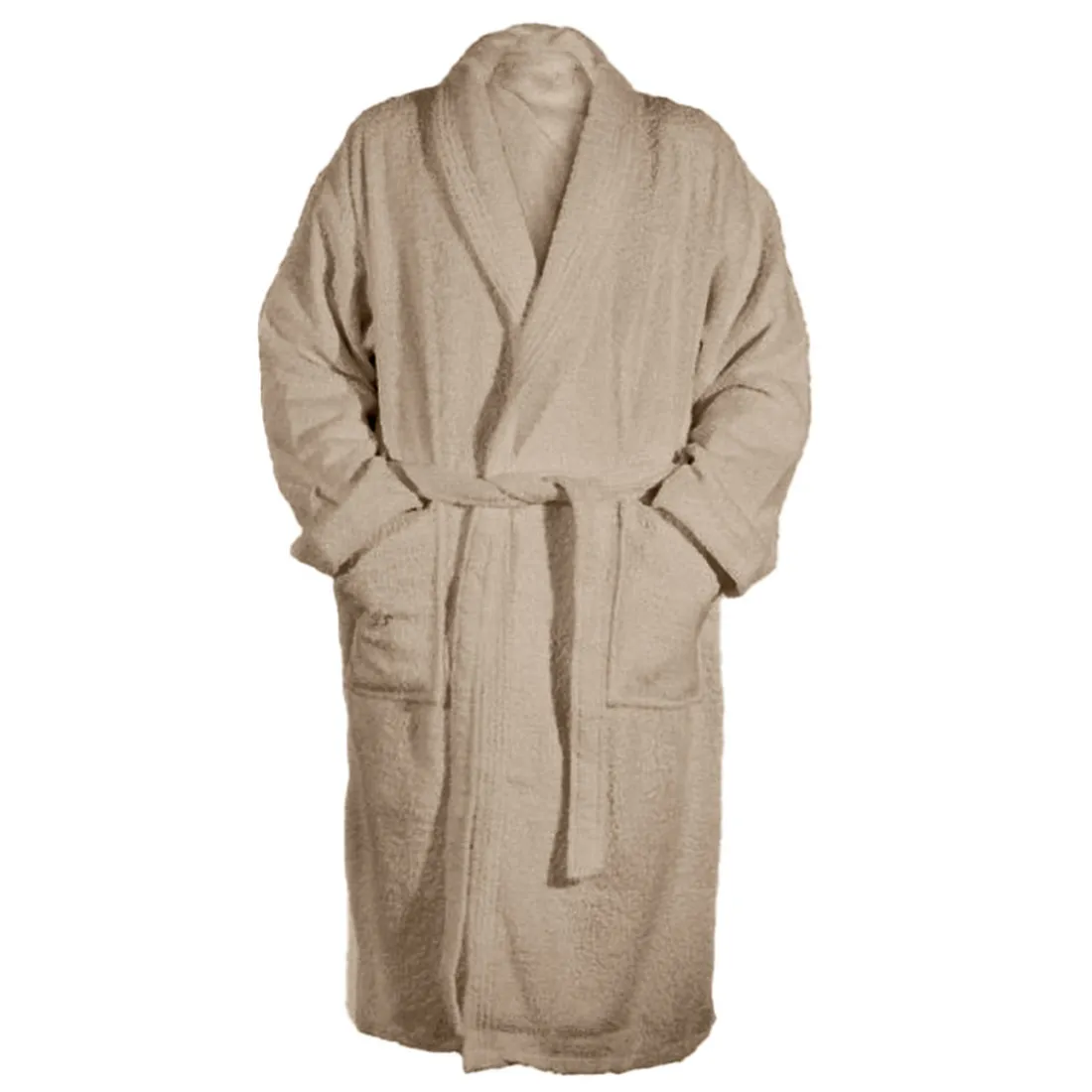 Peignoir à Col Chale 450 m² TERTIO® - Beige Ficelle